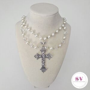 Silver Cross Pendant Necklace